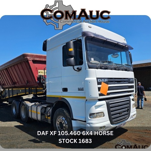 1 X 2019 DAF XF 105.460 6X4 HORSE STOCK NR: 1683