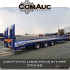 1 X 2016 PR TRI AXLE ROLLBACK LOWBED TRAILER WITH RAMPS STOCK NR: 1681