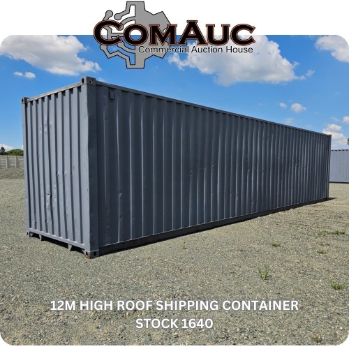 1 X 12M HIGH ROOF SHIPPING CONTAINER STOCK NR: 1640