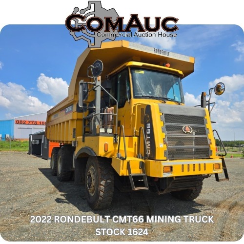 1 X 2022 RONDEBULT CMT66 MINING TRUCK STOCK NR: 1624