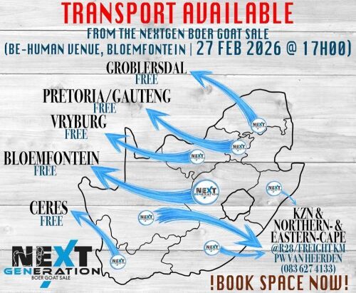 TRANSPORT AVAILABLE