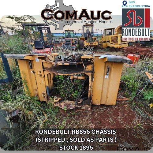 1 X RONDEBULT RB856 CHASSIS (STRIPPED , SOLD AS PARTS ) STOCK NR: 1895