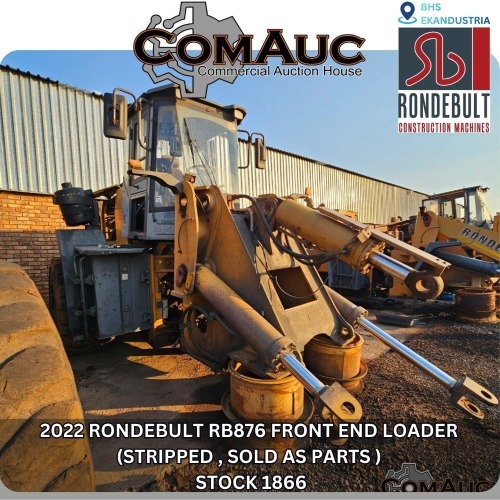 1 X 2022 RONDEBULT RB876 FRONT END LOADER (STRIPPED , SOLD AS PARTS ) STOCK NR: 1866