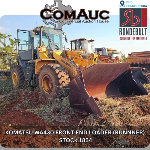 1 X KOMATSU WA430 FRONT END LOADER (RUNNER) STOCK NR: 1854