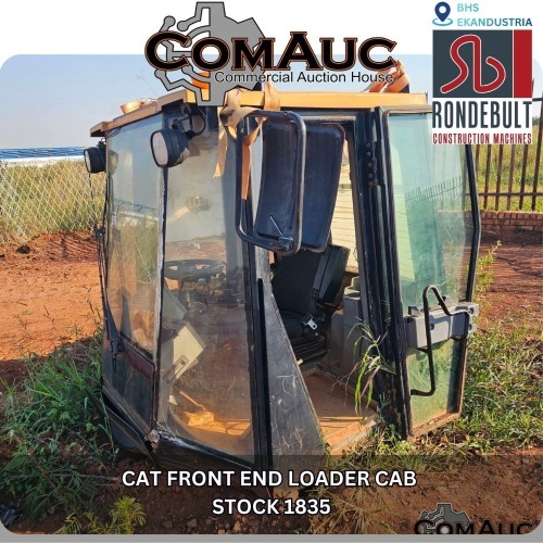1 X CAT FRONT END LOADER CAB STOCK NR: 1835