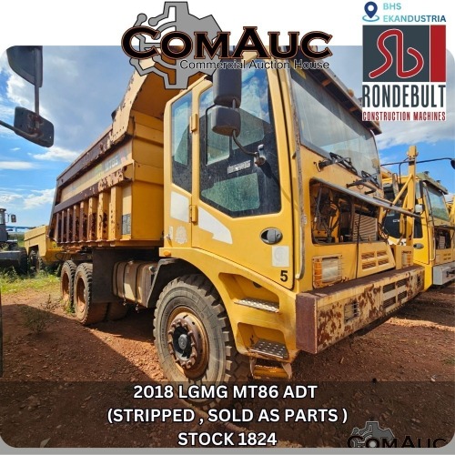 1 X 2018 LGMG MT86 ADT (STRIPPED , SOLD AS PARTS ) STOCK NR: 1824