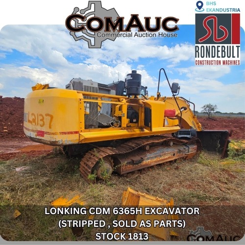 1 X LONKING CDM 6365H EXCAVATOR (STRIPPED , SOLD AS PARTS ) STOCK NR: 1813