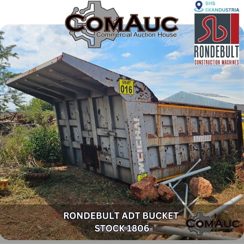 1 X RONDEBULT ADT BUCKET STOCK NR: 1806