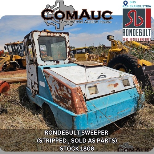 1 X RONDEBULT SWEEPER (STRIPPED , SOLD AS PARTS ) STOCK NR: 1808