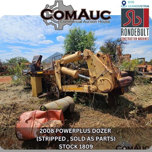 1 X 2008 POWERPLUS DOZER (STRIPPED , SOLD AS PARTS ) STOCK NR: 1809