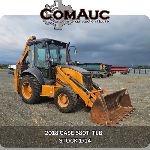 1 X 2018 CASE 580T TLB STOCK NR: 1714