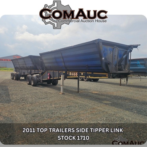 1 X 2011 TOP TRAILERS SIDE TIPPER LINK STOCK NR: 1710