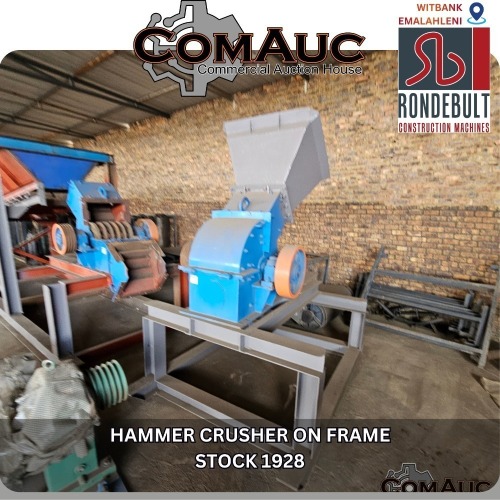 1 X HAMMER CRUSHER ON FRAME STOCK NR: 1928