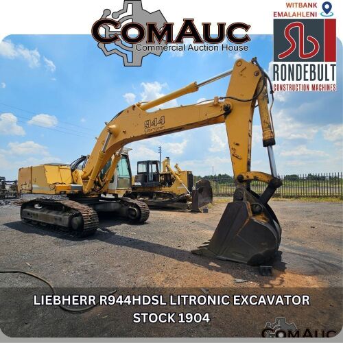 1 X LIEBHERR R944HDSL LITRONIC EXCAVATOR STOCK NR: 1904