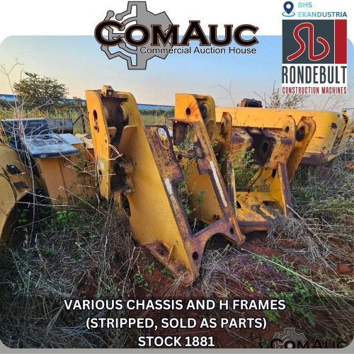 1 X VARIOUS CHASSIS AND H FRAMES (STRIPPED , SOLD AS PARTS ) STOCK NR: 1881