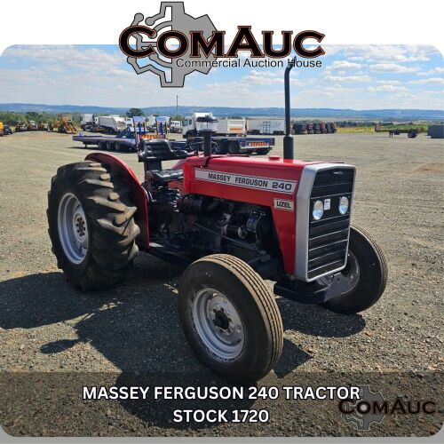1 X MASSEY FERGUSON 240 TRACTOR STOCK NR: 1720