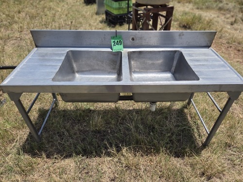 1 X Stainless Steel Double Bowl Sink Dave Kriel
