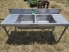 1 X Stainless Steel Double Bowl Sink Dave Kriel