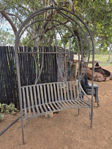 1 X Garden Steel Bench Dave Kriel