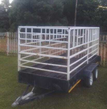 1 X Cattle trailer/sheep trailer 4m X 2m Sundra, Delmas
