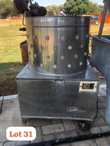1 X Deafethering Machine Equipment Piet Barnard