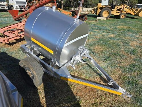 1 X 1000L Diesel trailer Bloemfontein onsite