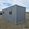 1 X 6M SHIPPING CONTAINER WITH DOOR AND WINDOWS STOCK NR: 1724 - 5