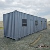 1 X 12M SHIPPING CONTAINER WITH DOORS AND WINDOWS STOCK NR: 1723 - 4