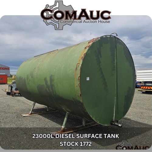 1 X 23000L DIESEL SURFACE TANK STOCK NR: 1772