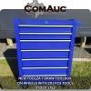 1 X NEW TOOLZA 7 DRAW TOOLBOX ON WHEELS WITH 201 PCS TOOLS STOCK NR: 1753