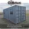 1 X 6M SHIPPING CONTAINER WITH DOOR AND WINDOWS STOCK NR: 1725