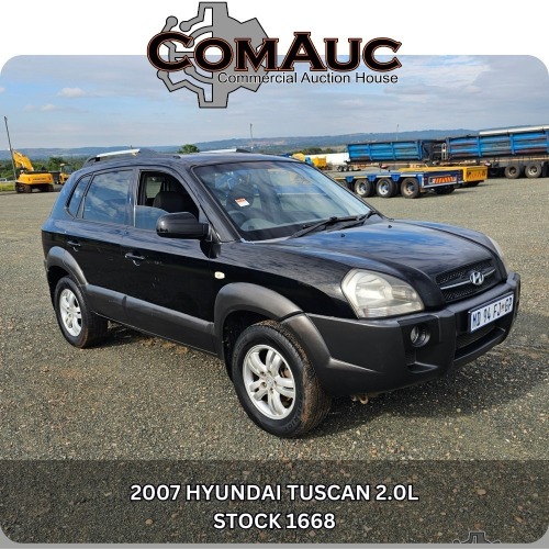 1 X 2007 HYUNDAI TUSCAN 2.0L STOCK NR: 1668