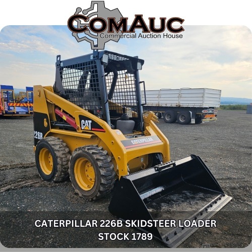 1 X CATERPILLAR 226B SKIDSTEER LOADER STOCK NR: 1789