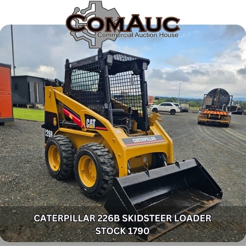 1 X CATERPILLAR 226B SKIDSTEER LOADER STOCK NR: 1790