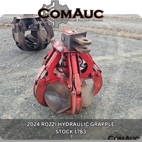 1 X 2024 ROZZI HYDRAULIC GRAPPLE STOCK NR: 1783