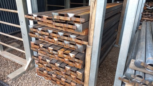 1 X 2.4m Square poles 76mmx76mm 2mm thick Vanderbijlpark