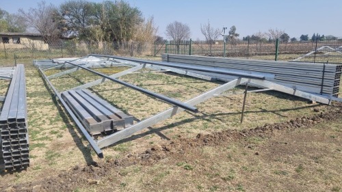 1 X 6mx13.5m steel structure with no zinc height 3m Vanderbijlpark