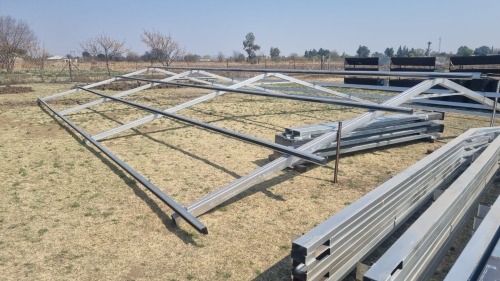 1 X 9mx13.5m steel structure with no zinc height 3m Vanderbijlpark