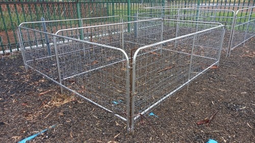 1 X 3mx1m hoog skaap hekkies 5 panel Vanderbijlpark
