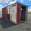 1 X 6M SHIPPING CONTAINER WITH DOORS AND WINDOWS STOCK NR: 1796 - 3