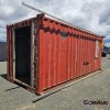 1 X 6M SHIPPING CONTAINER WITH DOORS AND WINDOWS STOCK NR: 1796 - 6