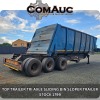 1 X TOP TRAILER TRI AXLE SLIDING BIN SLOPER TRAILER STOCK NR: 1799