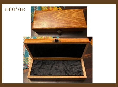 1 X Wooden knife storage box - J.Kotze