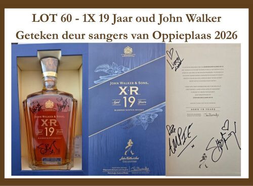 1X John Walker X.R 19 years DOGBOX LIUOR