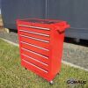 1 X NEW TOOLZA 7 DRAW TOOLBOX ON WHEELS WITH 201 PCS TOOLS STOCK NR: 1768 - 2
