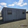 1 X 6M SHIPPING CONTAINER WITH DOOR AND WINDOWS AND ELECTRICITY STOCK NR: 1587 - 10
