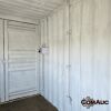 1 X 6M SHIPPING CONTAINER WITH DOOR AND WINDOWS AND ELECTRICITY STOCK NR: 1587 - 14