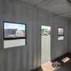 1 X 6M SHIPPING CONTAINER WITH DOOR AND WINDOWS AND ELECTRICITY STOCK NR: 1587 - 15