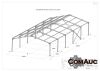 1 X NEW STEEL STRUCTURE
10x25x3,3
12 columns 140x70 IPE
12 Rafters 140x70 IPE
40 off 5mx125x50 galv lipped channels
All structural nuts and bolts include
Detailed erecting drawings
**TO BE ASSEMBLED STOCK NR: 1421 - 6