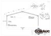 1 X NEW STEEL STRUCTURE
10x25x3,3
12 columns 140x70 IPE
12 Rafters 140x70 IPE
40 off 5mx125x50 galv lipped channels
All structural nuts and bolts include
Detailed erecting drawings
**TO BE ASSEMBLED STOCK NR: 1421 - 7